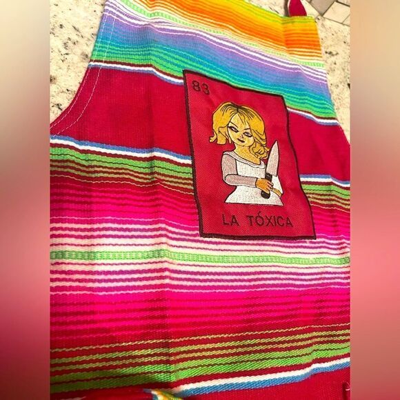 Kitchen Apron LA TÓXICA color amazing for Woman TO BE A CHEFS - Picture 7 of 16